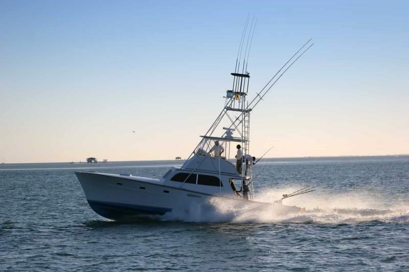 Fishing boat off the coast of Florida