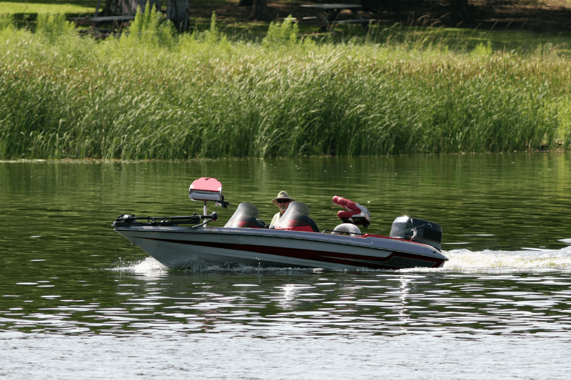 bass fishing boat