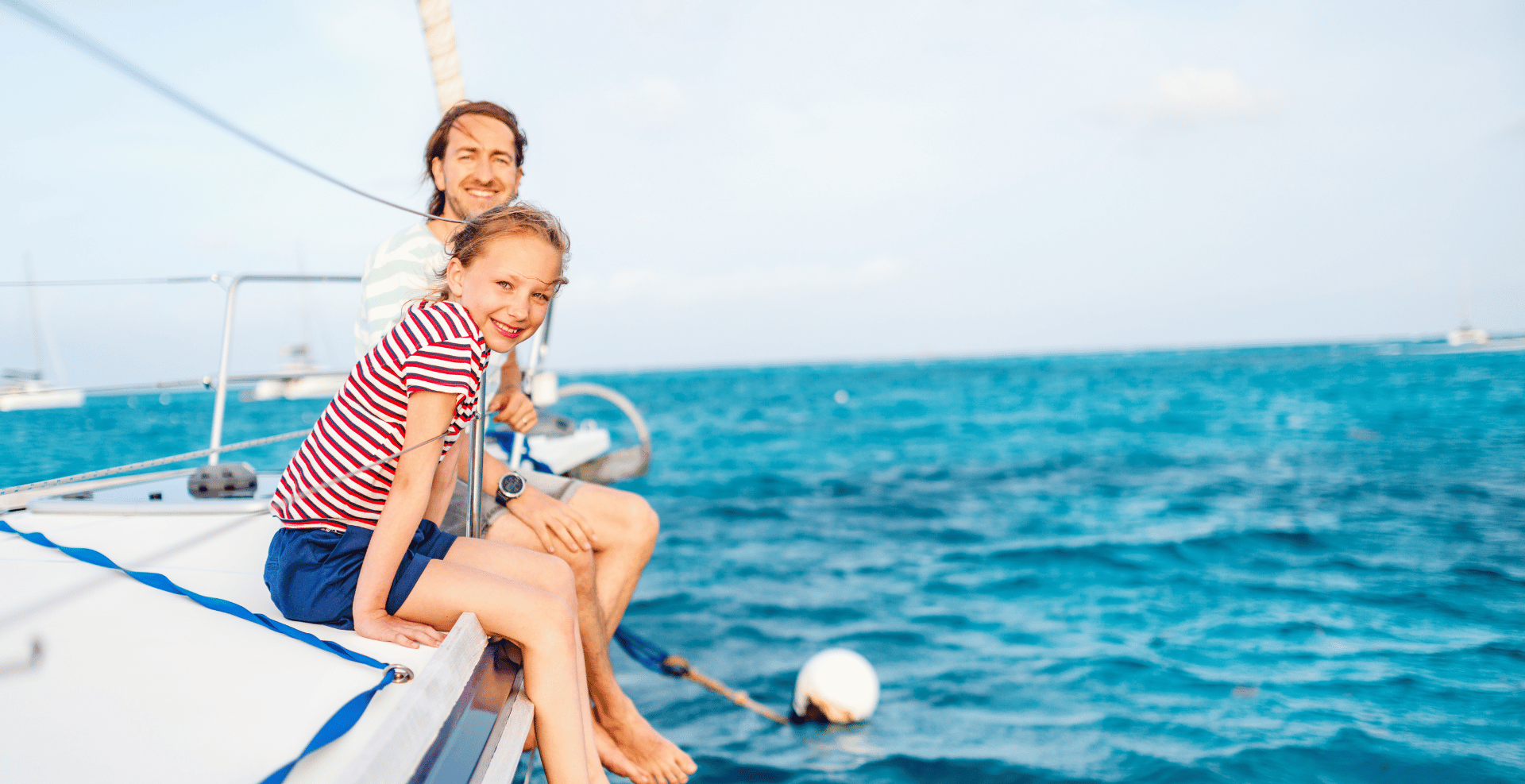 boat loan girl and dad on sailboat